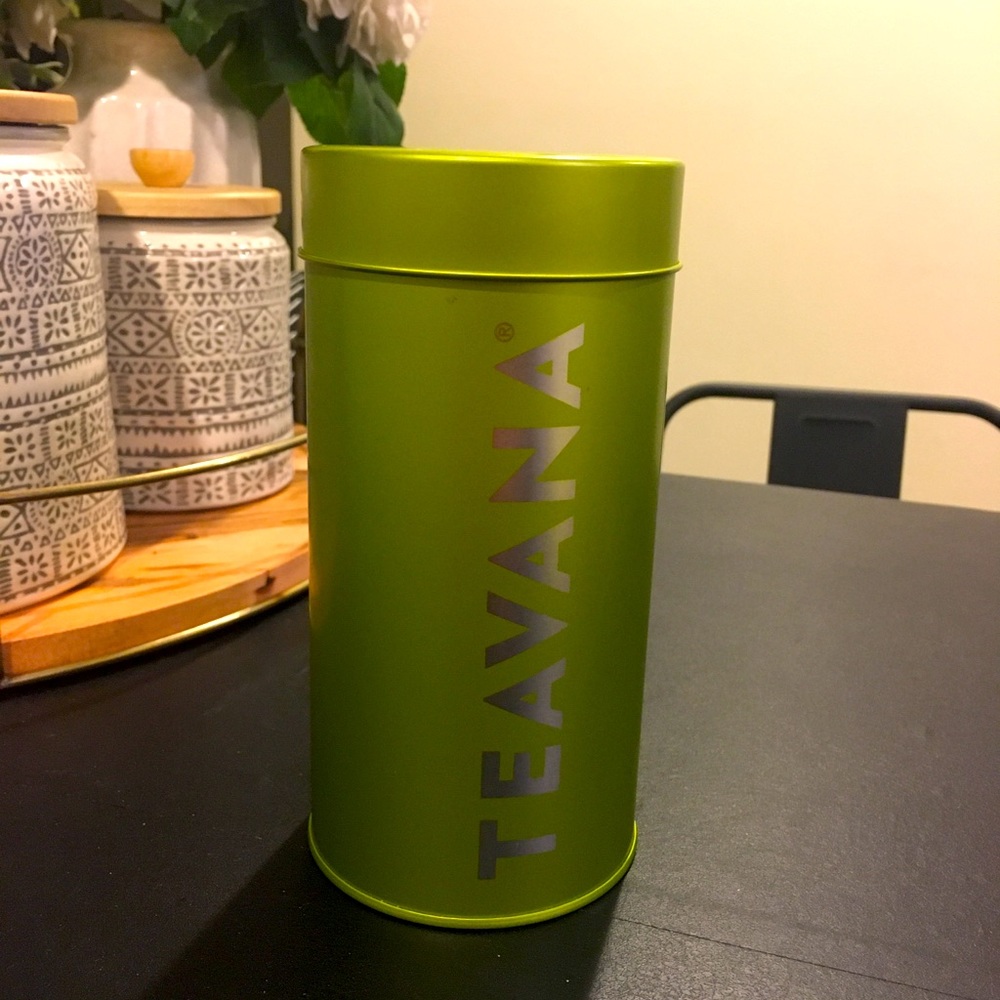 Teavana tin Storage Canister